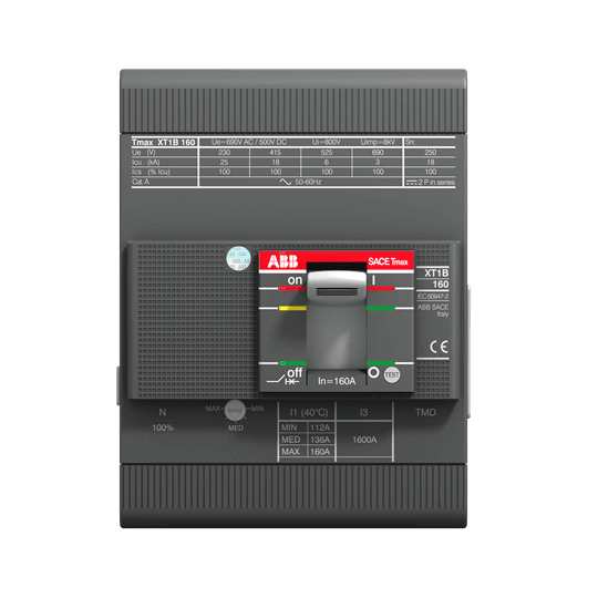 1SDA067420R1 Circuit breaker SACE TMAX XT1N 160 TMD 40-450 4p F F
