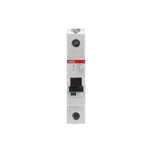 2CDS251001R0044 S201-C4 Miniature Circuit Breaker - 1P - C - 4 A