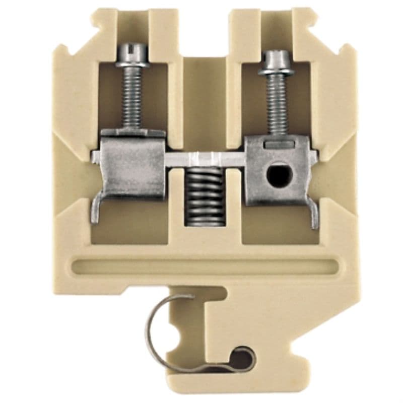 9502600000 SAKK 4 Feed-through terminal block, Screw connection, beige, 4 mm², 32 A, 800 V, Number of connections: 2