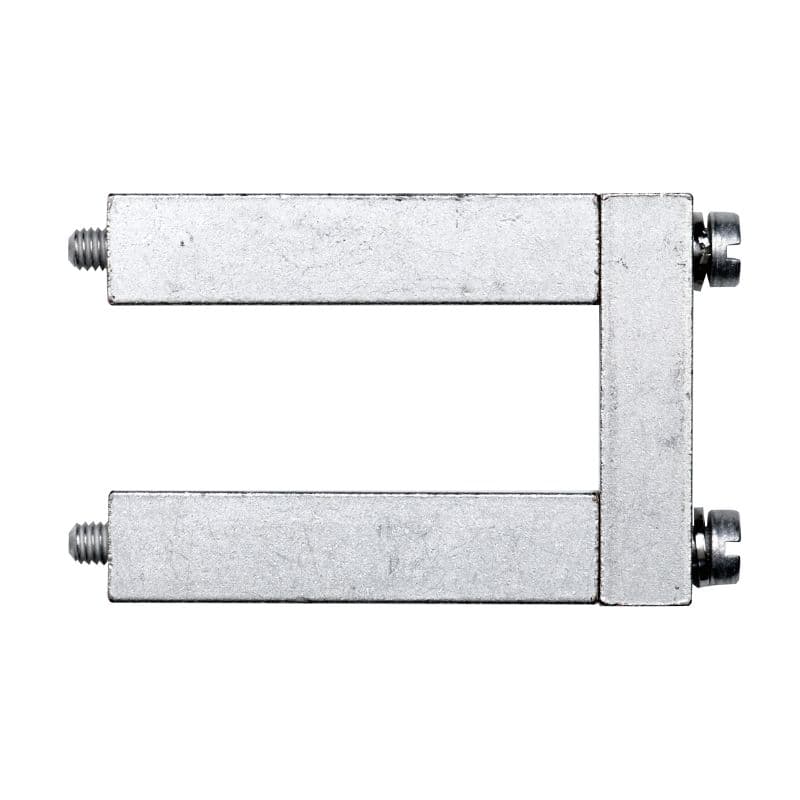 1063300000 WQV 120/2 Cross-connector (terminal), when screwed in, Silver grey, 269 A, Number of poles: 2, Pitch in mm (P): 32.00, Insulated: No, Width: 10 mm