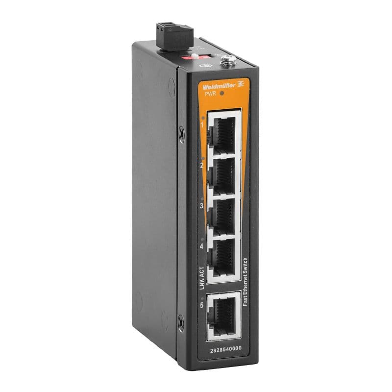 2828540000 Network switch, unmanaged, Fast Ethernet, Number of ports: 5x RJ45, IP40, -10 °C...60 °C