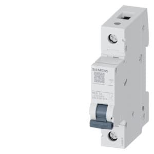 5SL3106-7YA Miniature circuit breaker 230/400V 4,5kA, 1-pole, C, 6A