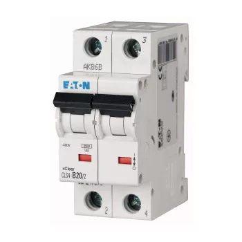 247874 EATON CLS4-B6/2 Leitungsschutzschalter. 2P, 6A, B-Charakteristik, 4,5kA