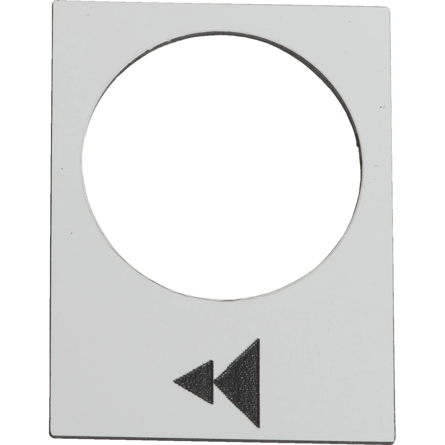 ZB2BY4903 Schneider Electric Markierte Legende, Harmony XAC, Legende, 30x40mm, weiß, hoch oder rechts, langsam, schnell