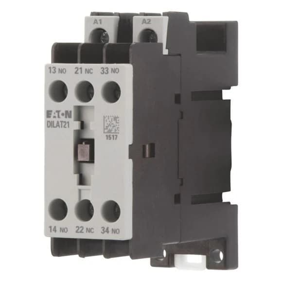 190991 EATON DILAT-21(230V50HZ/240V60HZ) - Contactor relay, 230 V 50 Hz, 240 V 60 Hz, 2 N/O, 1 NC, Screw terminals, AC operation