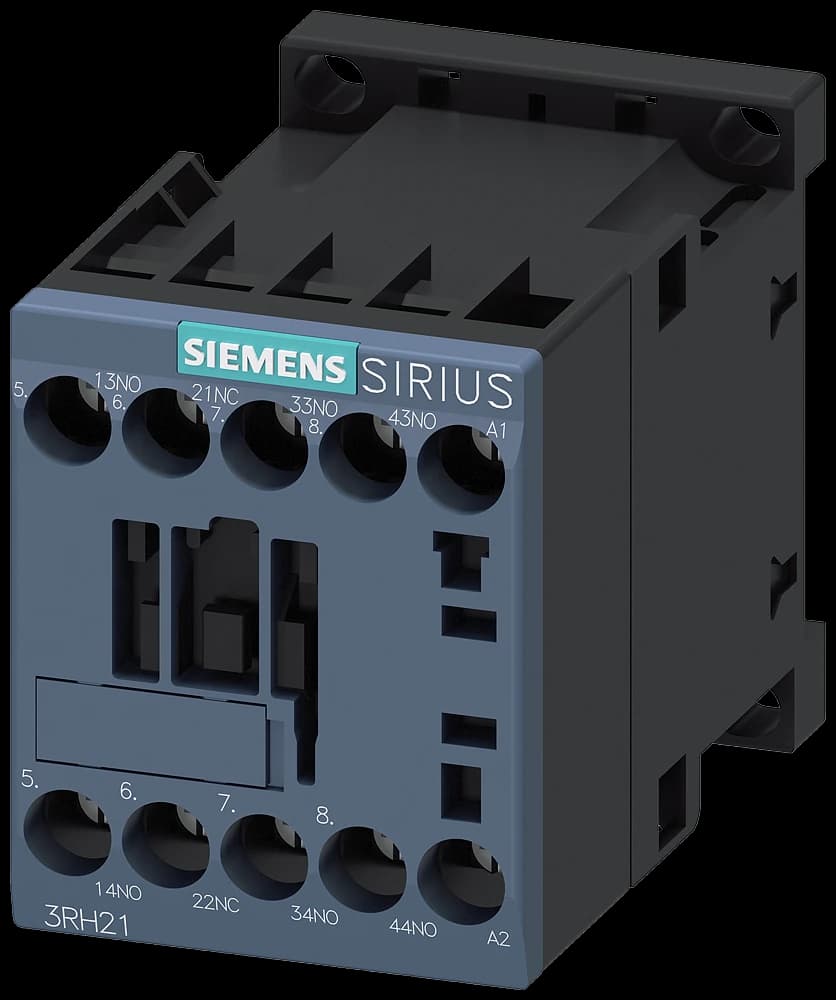 3RH2131-1AB00 Siemens Contactor relay, 3 NO + 1 NC, 24 V AC, 50 / 60 Hz, Size S00, screw terminal