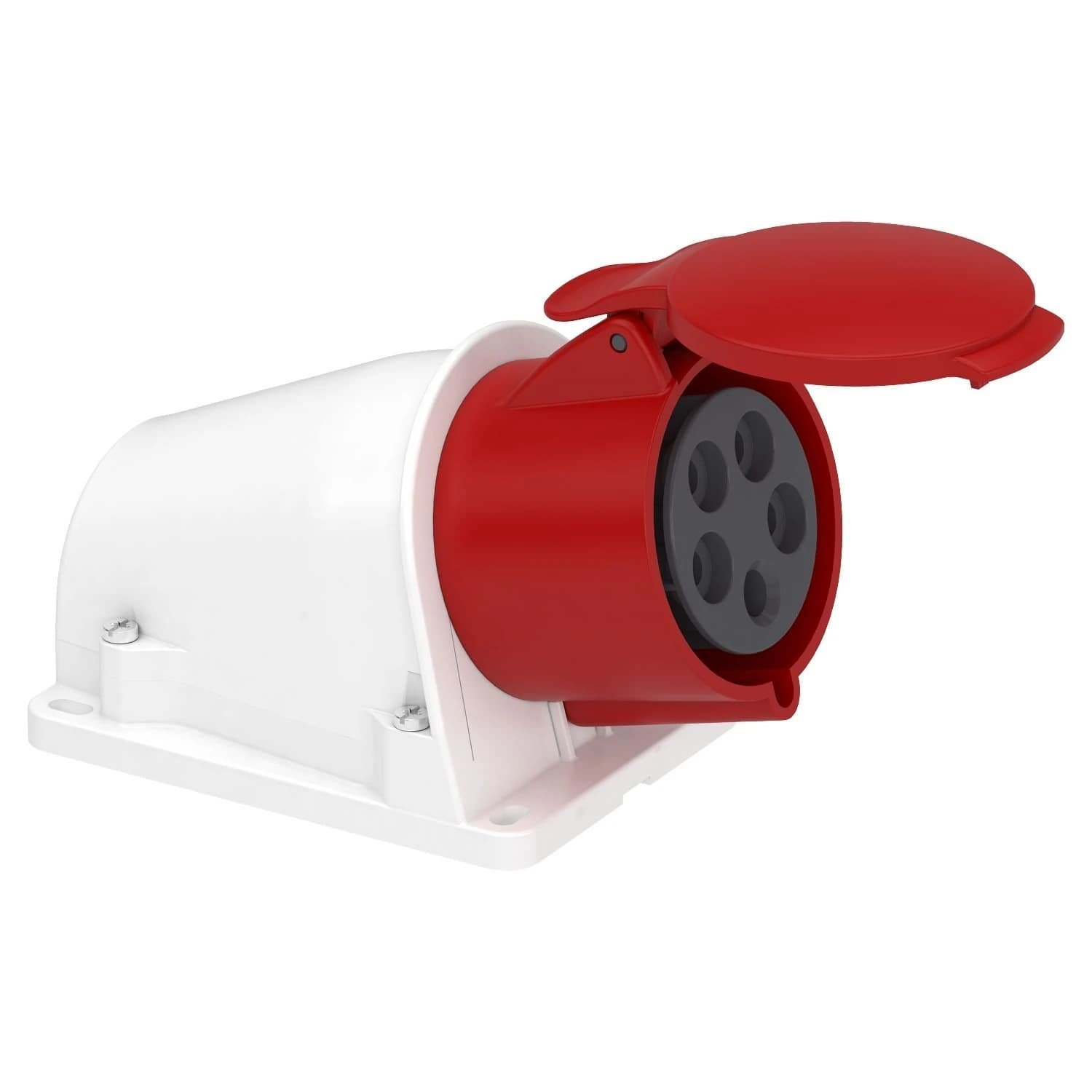 PKY32W435 Schneider Electric Socket, Mureva PK, wall-mounted, fast connection, 32A, 3P+N+E, 400V, IP44