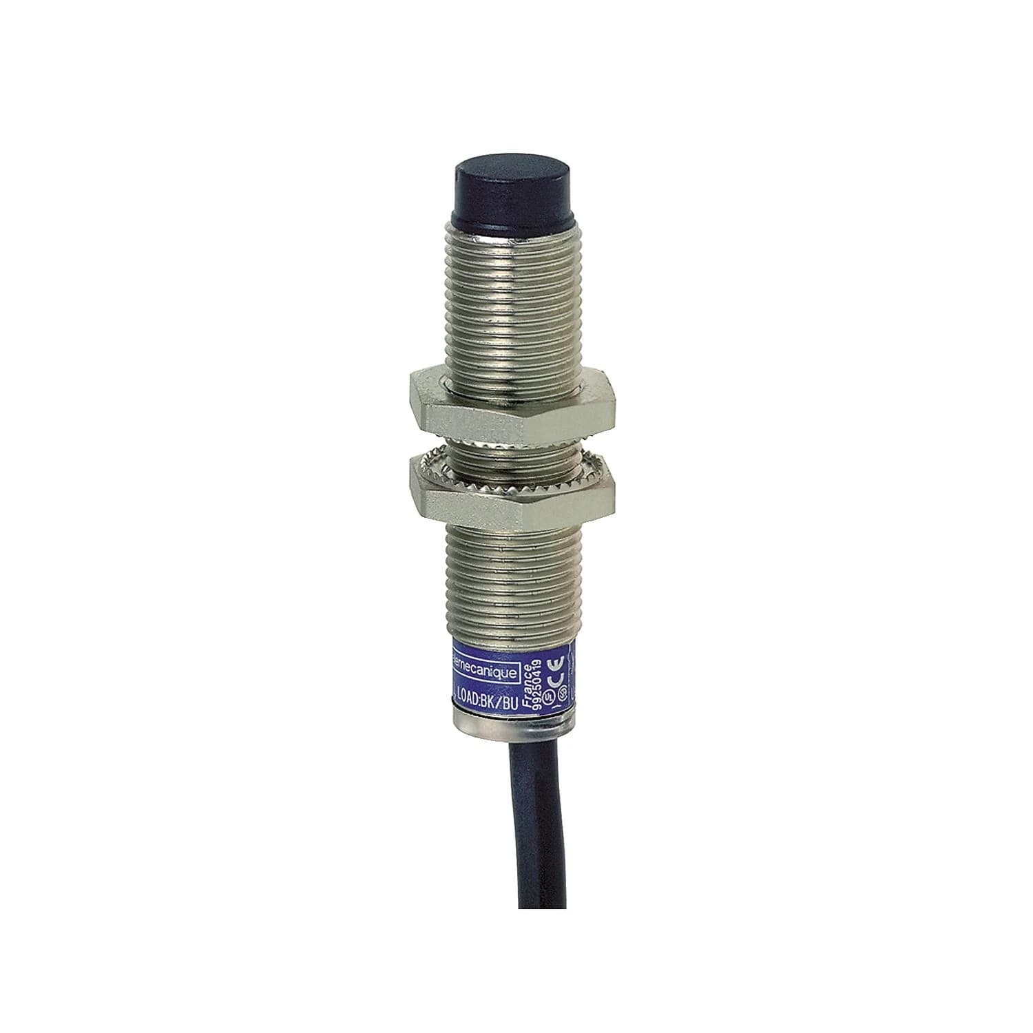 XS2M12KP340 Telemecanique inductive sensor XS2 M12, L55mm, brass, Sn4mm, 12..24VDC, cable 2m