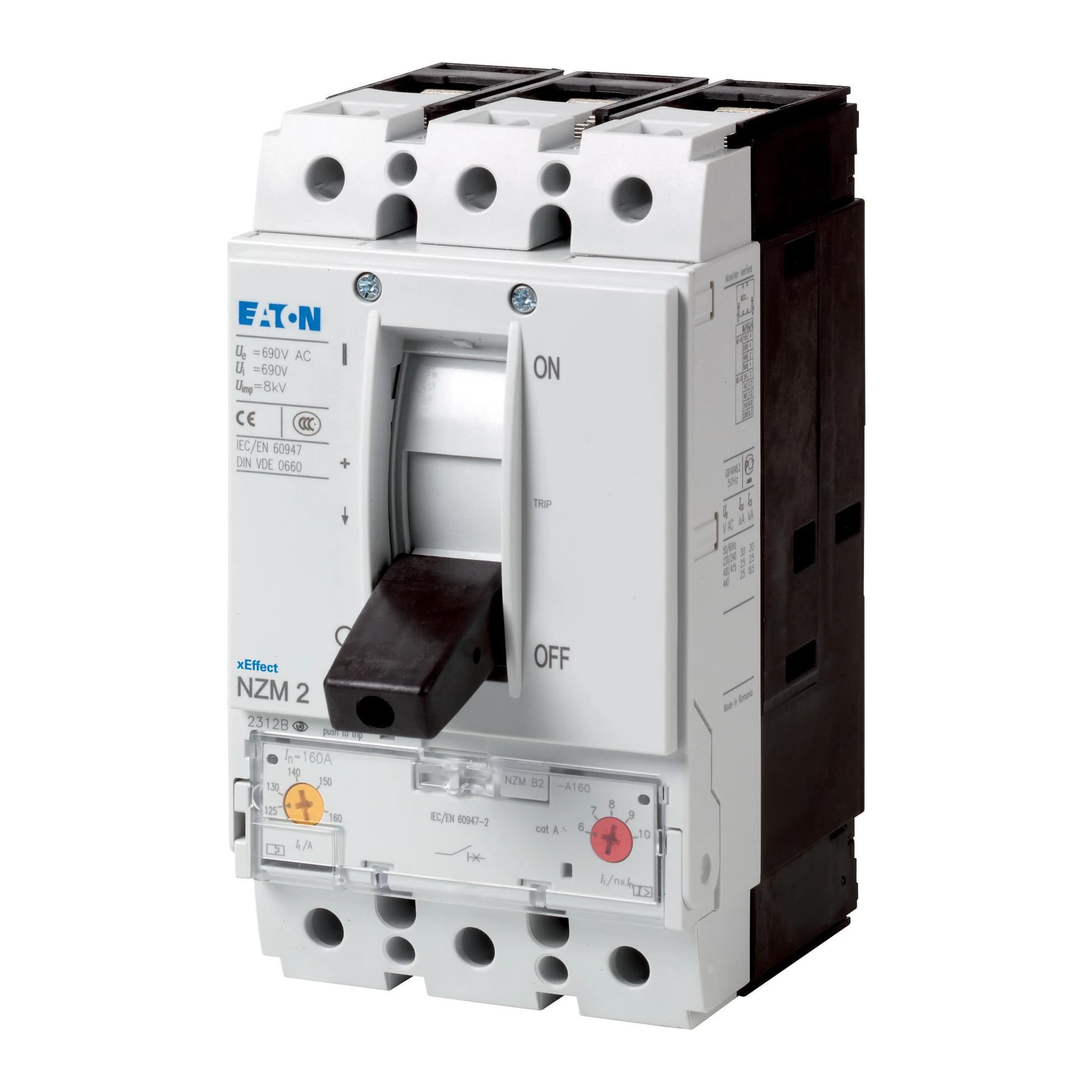 259101 EATON NZMH2-A160 - Circuit-breaker, 3p, 160A