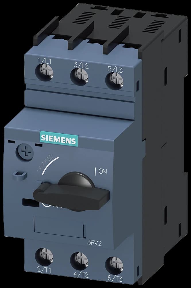 3RV2011-1EA10 Siemens Katkaisijan koko S00 moottorin suojaukseen, LUOKKA 10 A-vapautin 2,8...4 A N irrotus 52 A ruuviliitin Vakiokytkentäkapasiteetti