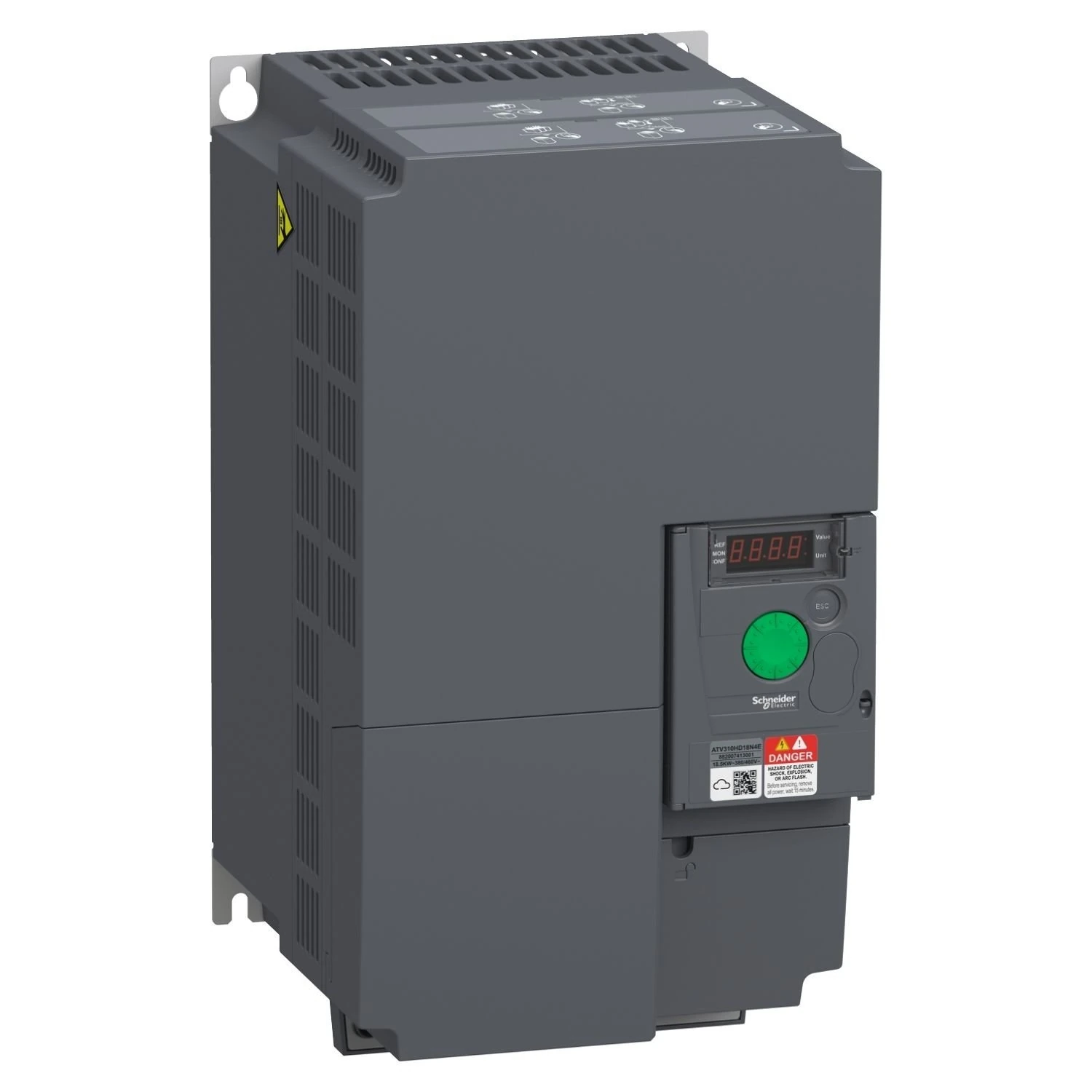 ATV310HD18N4E Schneider Electric nopeussäätöinen veto, Easy Altivar 310, raskas, 18,5 kW, 25 hv, normaalikäyttö, 22 kW, 30 hv, 380 - 460 V, ilman EMC:tä