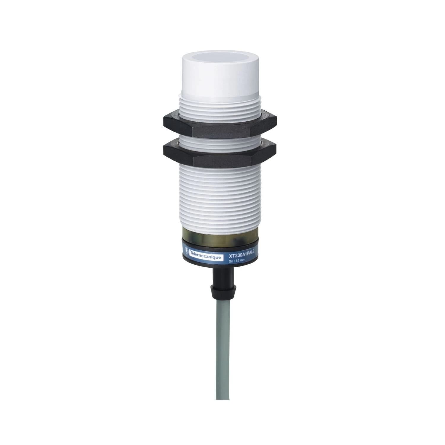 XT230A1FAL2 Telemecanique Capacitive proximity sensors XT, cylindrical M30, plastic, Sn 15 mm, cable 2 m