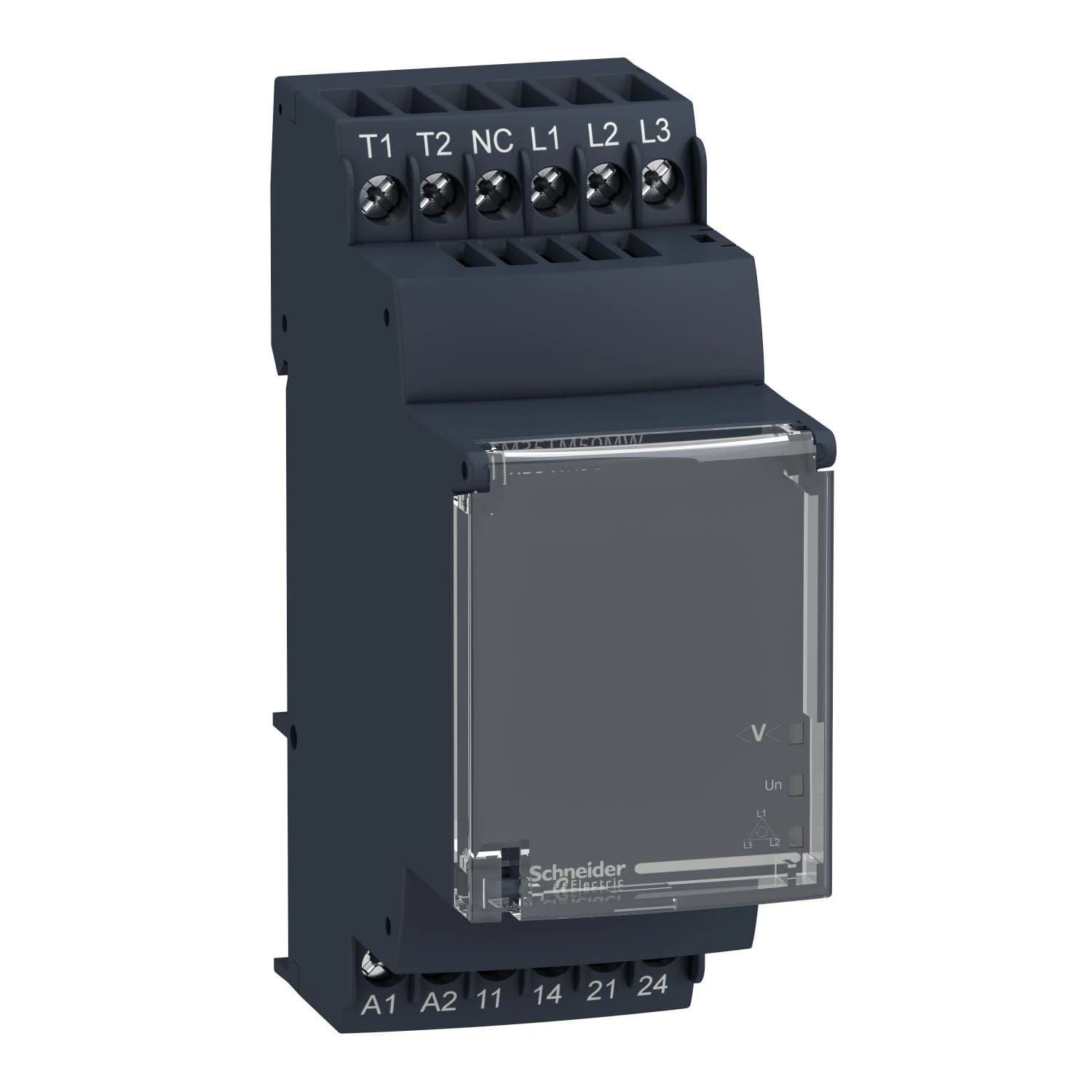 RM35TM50MW Schneider Electric 3-phase control relay, Harmony Control Relays, 5A , 2NO, phase failure detection, 24..240V AC DC
