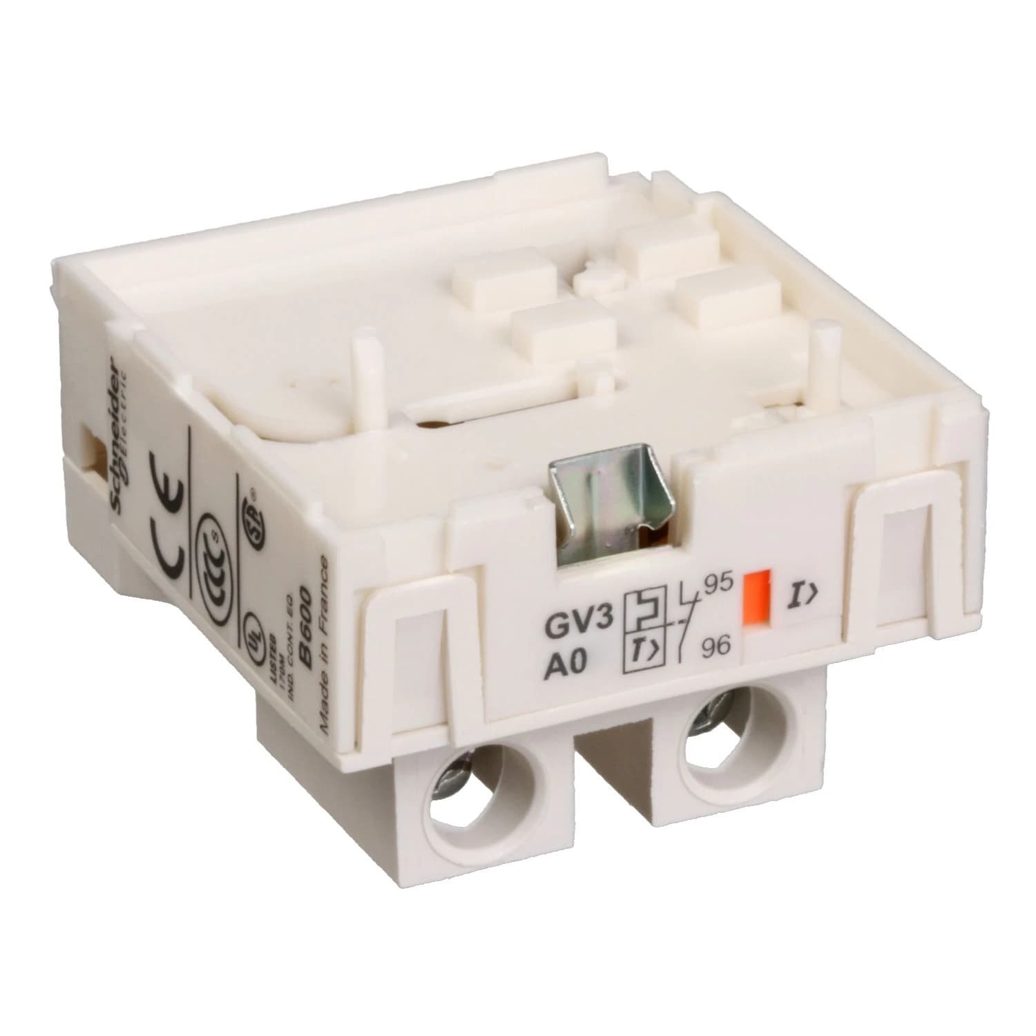 GV3A08 Schneider Electric TeSys GV3 - auxiliary contact- 1 NC early-break (fault)