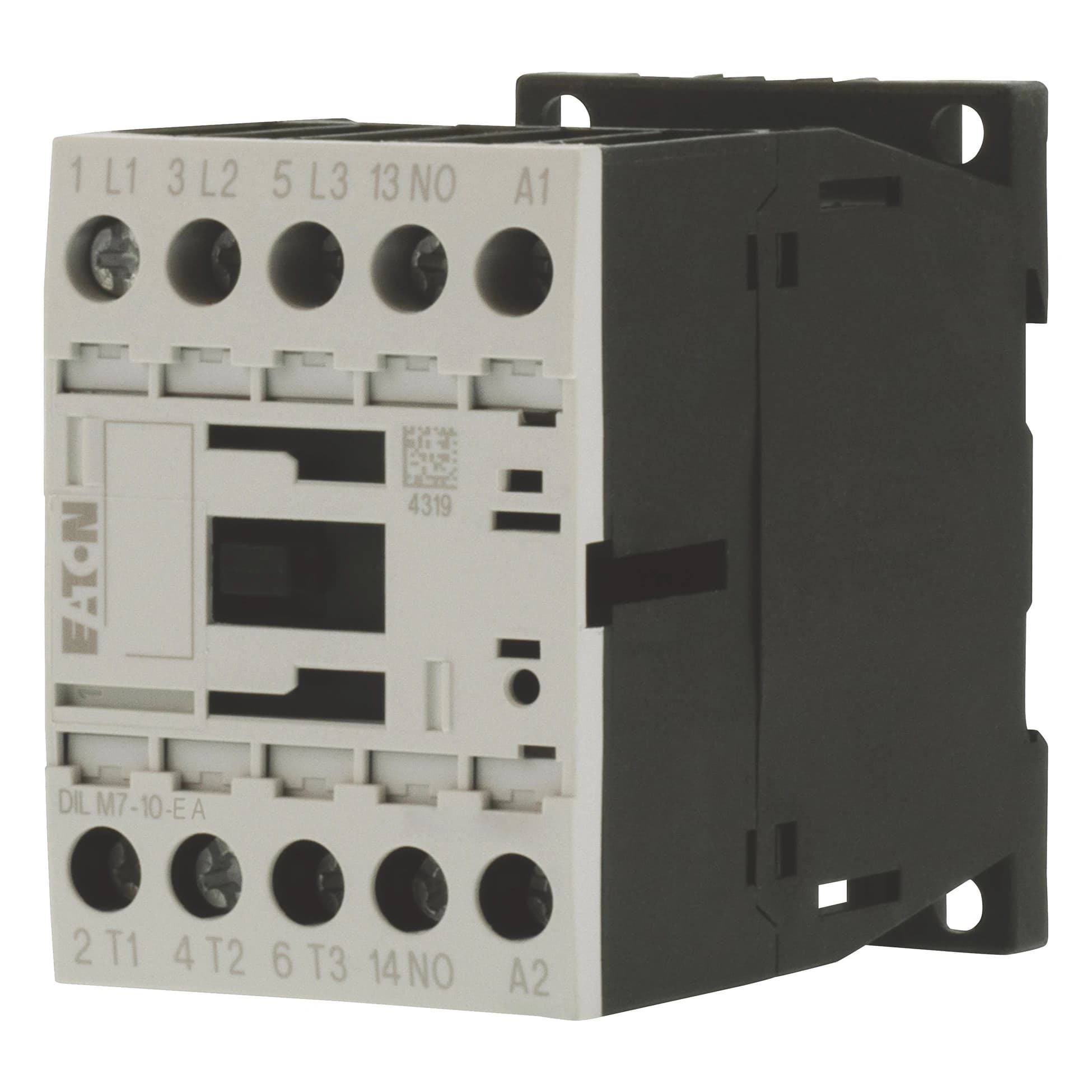 190025 EATON DILM7-10-EA(230V50HZ,240V60HZ) - Contactor, 3 pole, 380 V 400 V 3 kW, 1 N/O, 230 V 50 Hz, 240 V 60 Hz, AC operation, Screw terminals