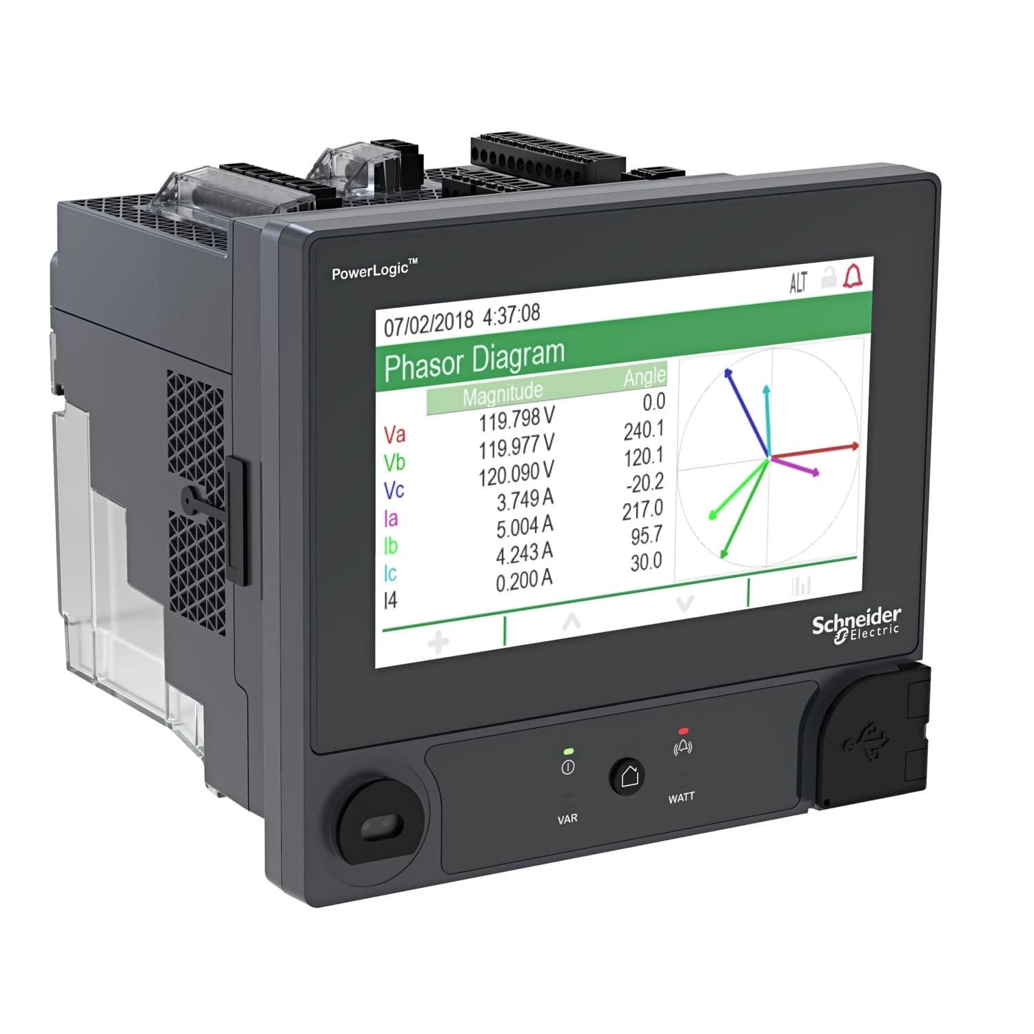 METSEION92040 Schneider Electric PowerLogic™ ION9000 meter, DIN mount, 192 mm display, B2B adapter, HW kit