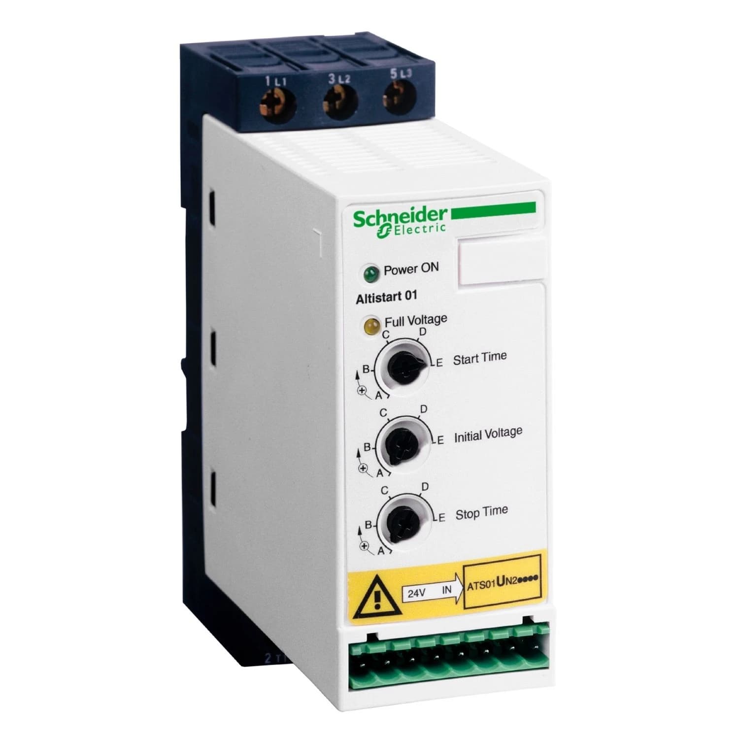 ATS01N212QN Schneider Electric pehmokäynnistin asynkroniselle moottorille, Altistart 01, ATS01, 12A, 380 - 415V, 5,5 kW