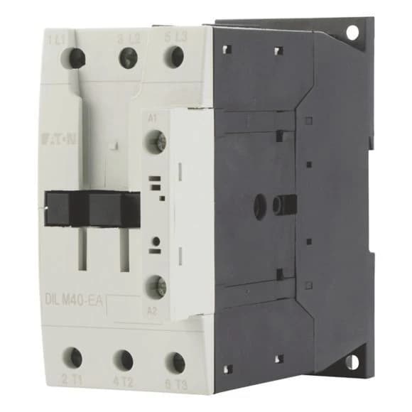 190009 EATON DILM40-EA(230V50HZ,240V60HZ) - Contactor, 3 pole, 380 V 400 V 18.5 kW, 230 V 50 Hz, 240 V 60 Hz, AC operation, Screw terminals