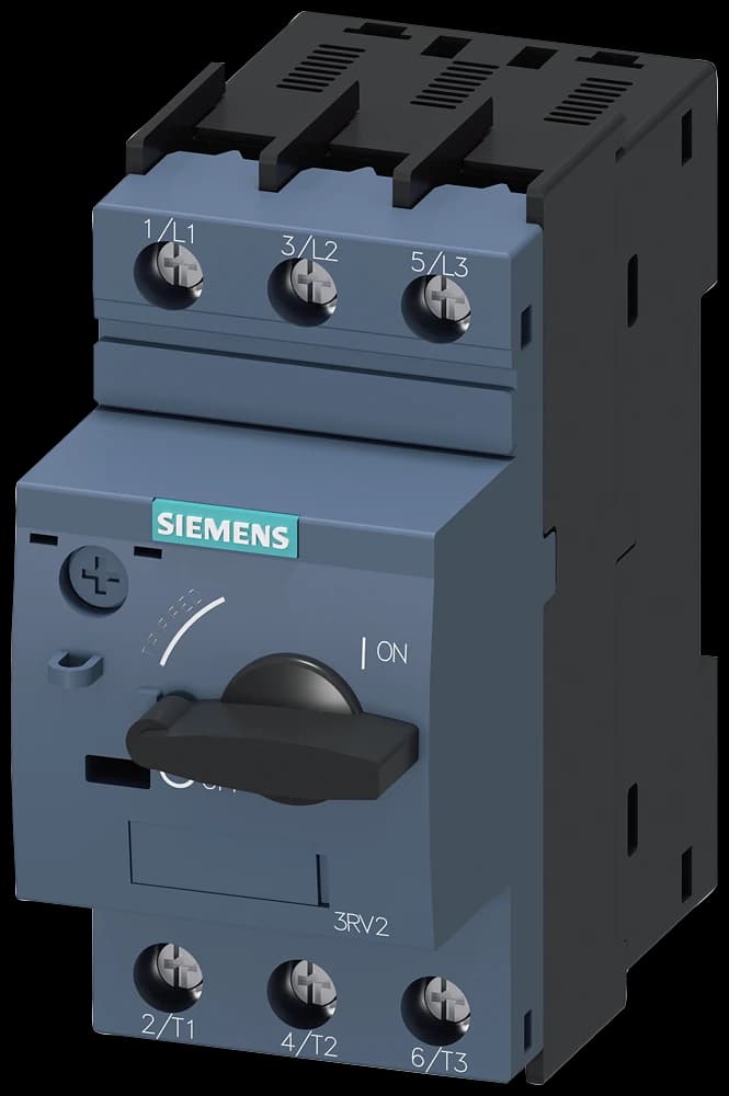 3RV2021-4CA10 Siemens Circuit breaker size S0 for motor protection, CLASS 10 A-release 16...22 A N-release 286 A screw terminal Standard switching capacity