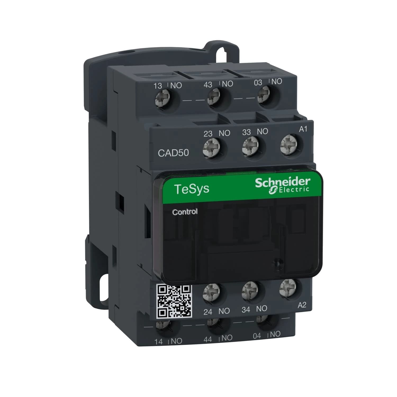CAD50M7 Schneider Electric Control relay, TeSys Deca, 5NO, 0 to 690V, 220VAC 50/60Hz standard coil, screw clamp