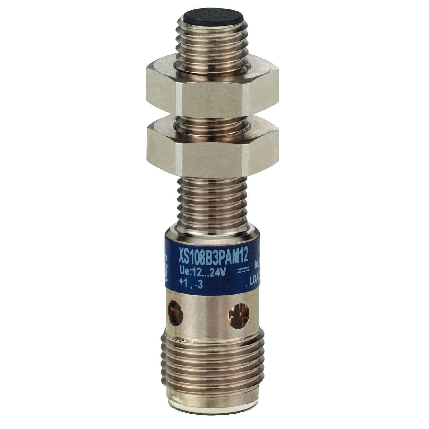XS108B3PAM12 inductive sensor XS1 M8, L45mm, stainless, Sn2.5mm, 12..24VDC, M12