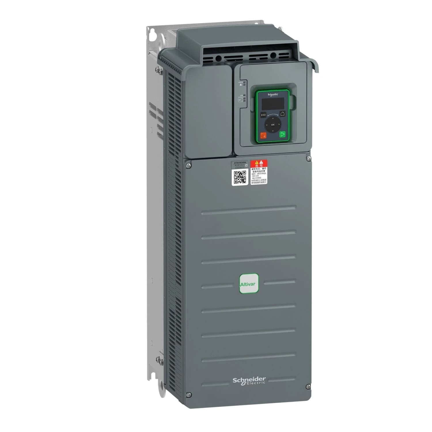 ATV610D45N4 Schneider Electric variable speed drive, Easy Altivar 610, 45kW, 60hp, 380 to 460V, IP20