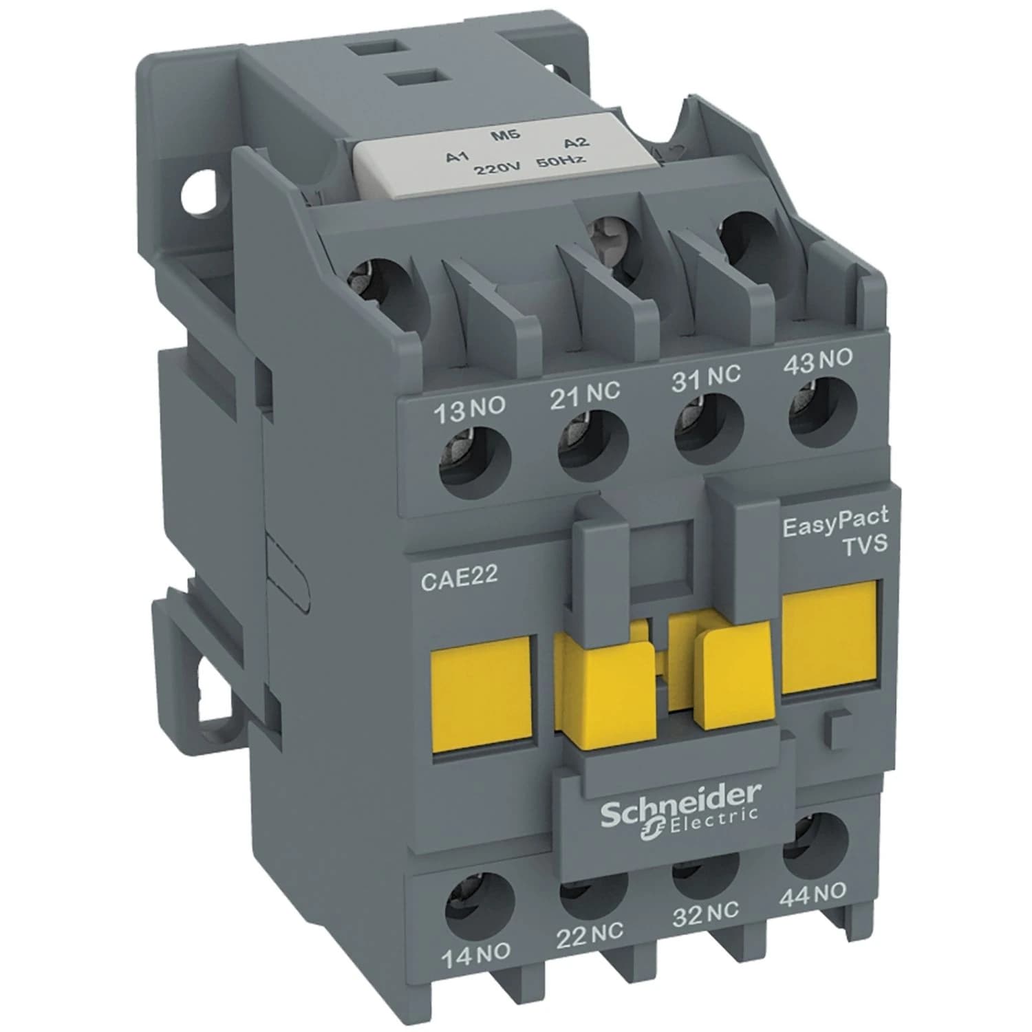 CAE22B5 Schneider Electric Control relay,Easy TeSys Control,CAE,2NO+2NC,<=690V,24V AC 50Hz coil