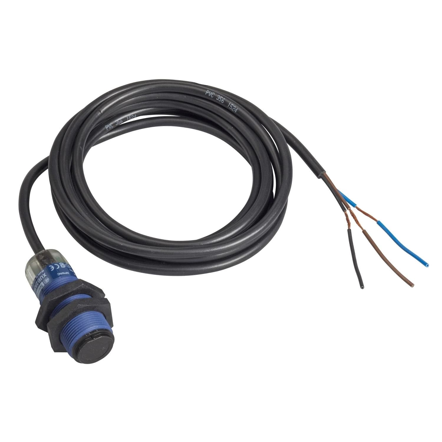 XUB2APANL2R Telemecanique Photoelectric sensors XU, XUB, receiver, Sn 15 m, 12...24 VDC, cable 2 m