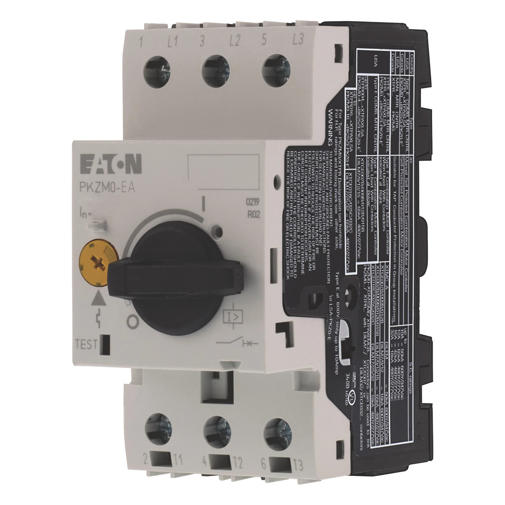 189897 EATON PKZM0-0,63-EA - Motor-protective circuit-breaker, 3p, Ir=0.4-0.63A, screw connection