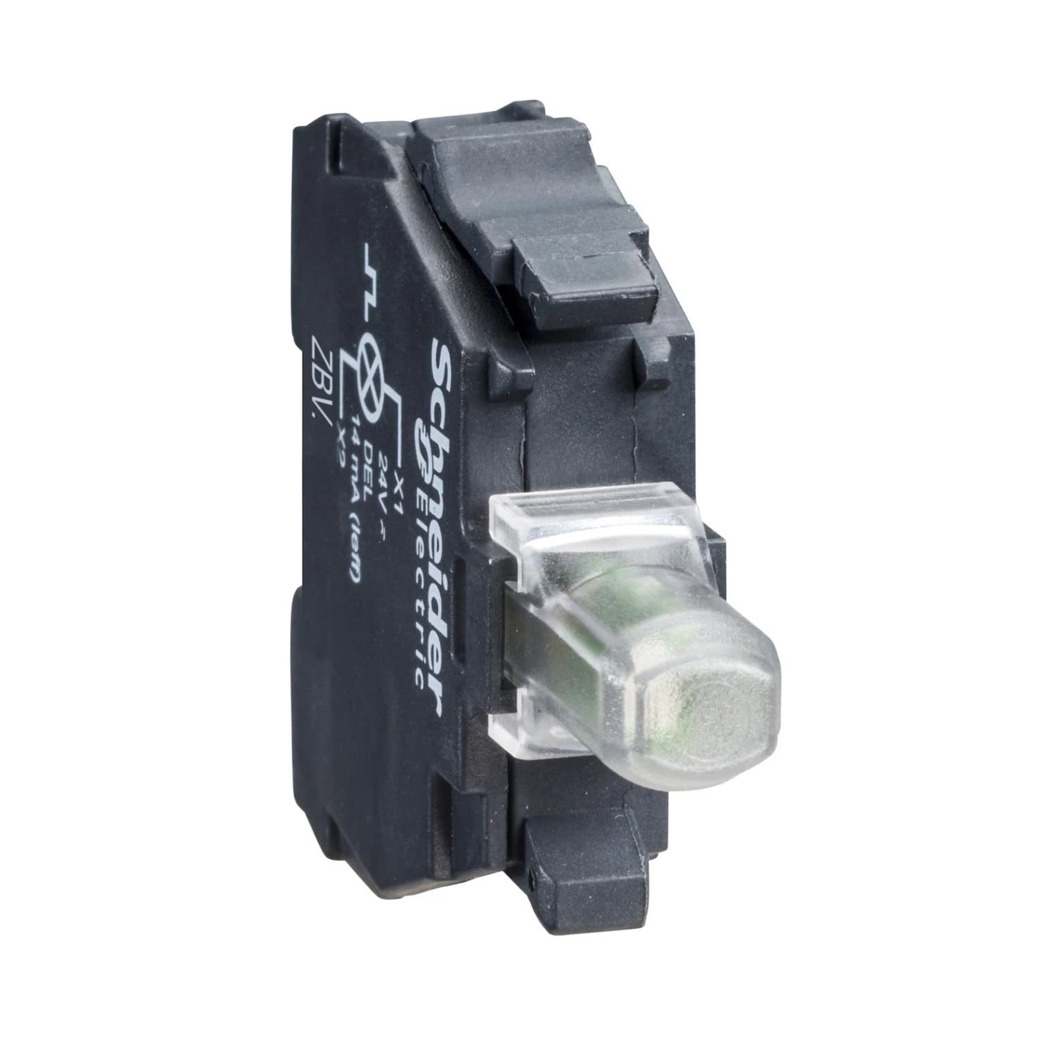 ZBVB6 Schneider Electric Light block for head 22mm, Harmony XB4, blue, integral LED, 24V AC DC