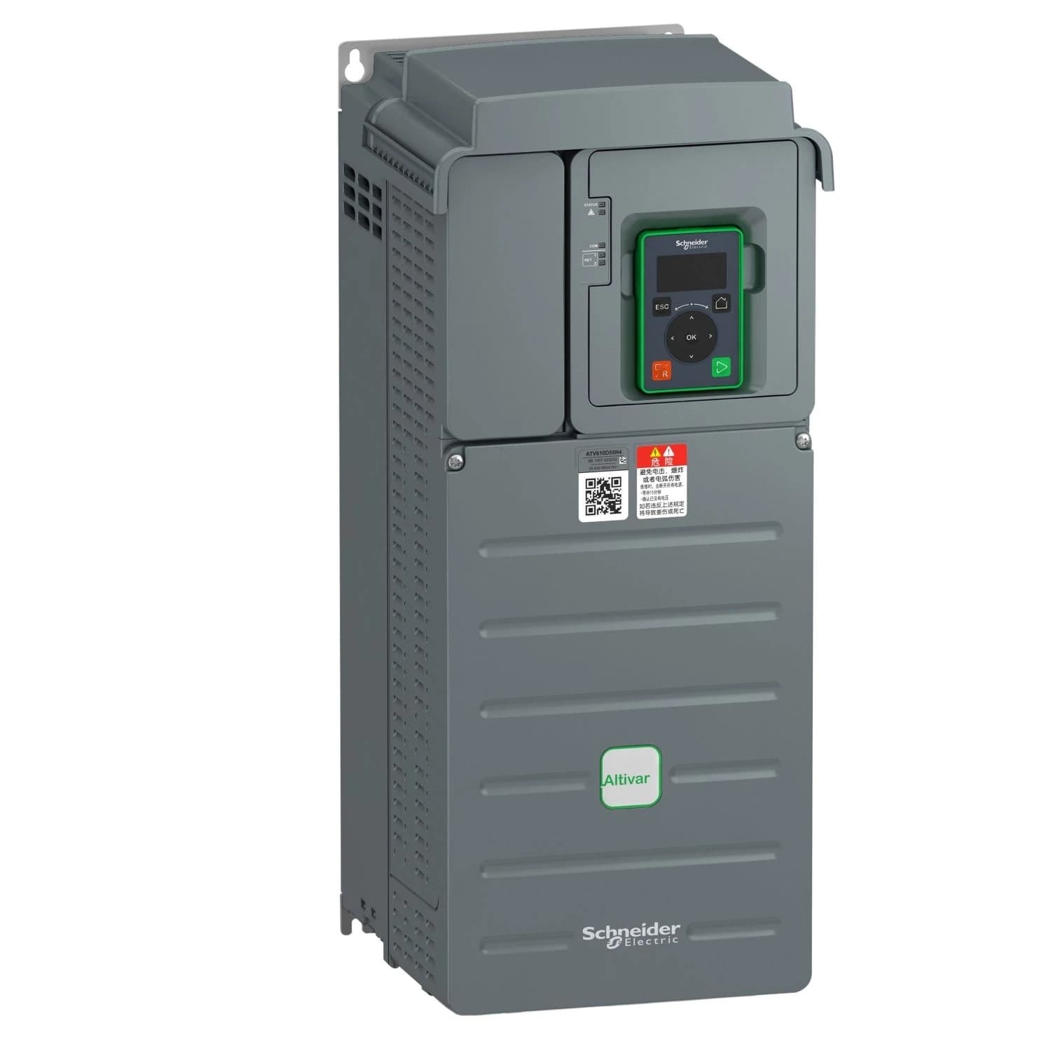 ATV610D22N4 Schneider Electric nopeussäätöinen vetolaite, Easy Altivar 610, 22 kW, 30 hv, 380 - 460 V, IP20