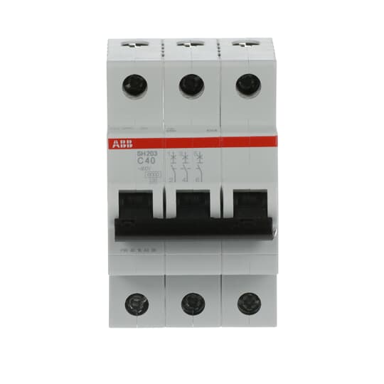 2CDS213001R0404 ABB SH203-C40 Miniature Circuit Breaker - 3P - C - 40 A
